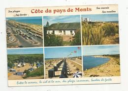 Cp, 85 , Cote Du Pays De Monts ,St Jean , Notre Dame ,la Barre Et Le Marais,multi Vues - Autres & Non Classés