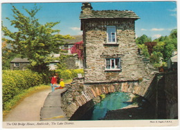 The Old Bridge House, Ambleside, The Lake District - (John Hinde Postcard) - Ambleside