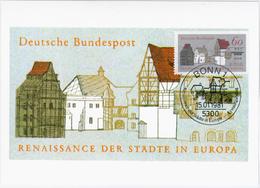 Germany Deutschland 1981 Maximum Card, Renaissance Der Stadte In Europa, Canceled In Bonn - 1981-2000