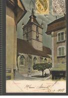CPA  Estavayer () Eglise Saint Laurent 1908 - Estavayer