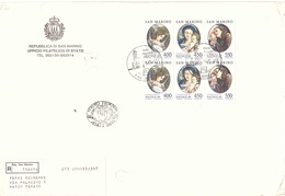 RACCOMANDATA CON NATALE 1984 FDC - Storia Postale