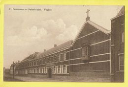 * Nederbrakel (Brakel - Oost Vlaanderen) * (nr 2) Pensionnat De Nederbrakel, Façade, école, School, Unique - Brakel
