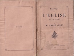 Valognes Manche 50 Notice Sur L'Eglise De Valognes A. Leroy 1880 - 100 Pages - Normandië