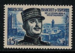 Algérie // 1950-1962  // 1956 // 100 Ans Naissance Du Maréchal Franchet D'Esp, Neufs ** MNH (sans Charnières) No.336 Y&T - Unused Stamps