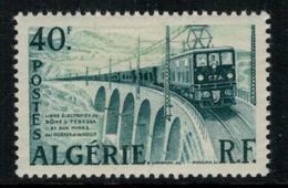 Algérie // 1950-1962  // 1956-1958 // Ligne De Train électrifiée Bône-Tebessa, Neufs ** MNH No.340 Y&T - Unused Stamps