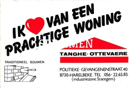 Sticker Ik Hou Van Een Prachtige Woning - Tanghe - Ottevaere Stasegem - Harelbeke - Harelbeke