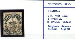Kiautschou 5 Herrlich Auf Gest. Luxusbriefstück (H1315 - Colonia: Kiautchou