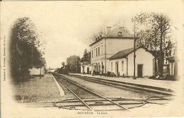 91 DOURDAN LA GARE EN 1905 SANS LES CABINETS DESTINATION AUFFARGIS - Dourdan