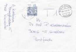 TAX-Brief In St. Gallen Mit 680 Austaxiert - Postage Due