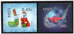 Estonia 2013 .Christmas 2013. 2v: 0.45, 1.00 - S/adh. Michel # 778-79 - Estonie