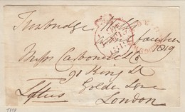 LETTER, FRONT. 15 APR 1819 - ...-1840 Vorläufer