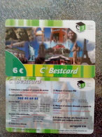 ESPAGNE PREPAID C3 BESTCARD LIBERTY STATUE LIBERTE TOUR EIFFEL TOWER MONT RUSHMORE 6€ UT - Culture