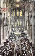 New York City - Interior St. Patrick's Cathedral - Written 1912 - 2 Scans - Kerken