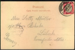 1904, Ppc "Ricksha Boy" From JOHANNESBURG To Germany - Non Classificati