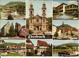 CP De EBERBACH Am Neckar " Wassergarten , Am Pulverturm , Pfarrhof , Kurhaus , Am Haspelturm , ..." - Eberbach