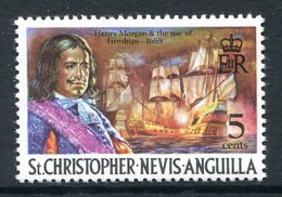 St Kitts, Nevis & Anguilla 1975-77 Pirates - New Wmk. - 5c Value MNH (SG 325) - St.Christopher, Nevis En Anguilla (...-1980)