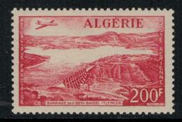 Algérie // Poste Aérienne  // 1957 // Barrage Des Beni-Bahdel, Au Sud De Tlemcen, Neufs ** MNH No.14 Y&T - Poste Aérienne