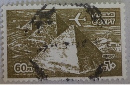 EGYPT - 1982- Pyramids - Airplane -  (Egypte) (Egitto) (Ägypten) (Egipto) (Egypten) - Usados