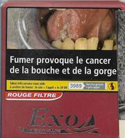 BOITE 10 CIGARILLOS VIDE EXO NEOS PUBLICITE CANCER PLASTIC 3889 - Cigar Cases