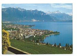 De Chardonne Vue Sur Vevey La Tour De Peilz Et Les Alpes Vaudoises - Chardonne