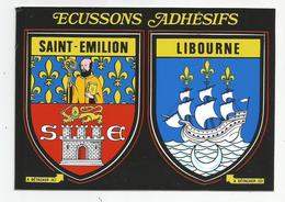 33 Gironde Libourne St Emillion Blasons écussons Adhésifs - Libourne