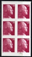 USA 2001-3 George Washington 20c Definitive Booklet Pane Of 6, MNH (SG 3941) - Nuevos