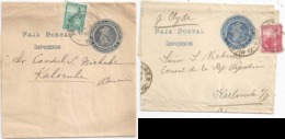 Streifbänder  Buenos Aires - Karlsruhe         1905/06 - Lettres & Documents