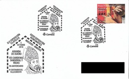 SPAIN. POSTMARK. 400th ANNIV. CARDENAL SANDOVAL Y ROJAS. ARANDA DE DUERO 2018 - Autres & Non Classés