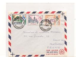 1965 ENVELOPPE DE HAMILTON  (BERMUDES) POUR BREST - Bermudes