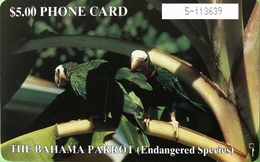 BAHAMAS  -  Phonecard  -  Batelco  - Parrots  -  $ 5 - Bahama's