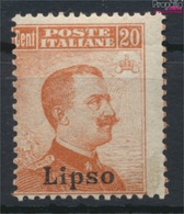 Ägäische Inseln 11VI Postfrisch 1912 Aufdruckausgabe Lipso (9421853 - Egeo (Lipso)