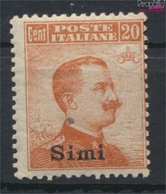 Ägäische Inseln 11XII Postfrisch 1912 Aufdruckausgabe Simi (9421821 - Aegean (Simi)
