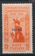 Ägäische Inseln 96VIII Postfrisch 1932 Garibaldi Aufdruckausgabe Patmo (9421784 - Egeo (Patmo)