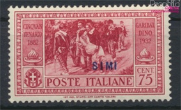 Ägäische Inseln 93XII Postfrisch 1932 Garibaldi Aufdruckausgabe Simi (9421764 - Ägäis (Simi)