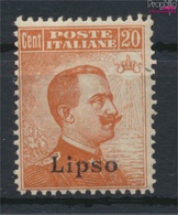 Ägäische Inseln 11VI Mit Falz 1912 Aufdruckausgabe Lipso (9421751 - Egée (Lipso)