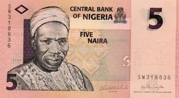 NIGERIA 5 NAIRA 2006  P-32a.1  UNC - Nigeria