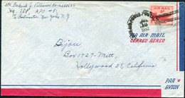 1952 Iceland USA American Base Forces A.P.O. 81, I.D.F. Fieldpost Military Cover - Hollywood - Cartas & Documentos