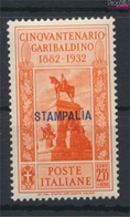 Ägäische Inseln 96XIII Postfrisch 1932 Garibaldi Aufdruckausgabe Stampalia (9421758 - Aegean (Stampalia)