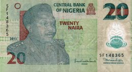 NIGERIA 20 NAIRA 2011   P-34g  CIRC. - Nigeria