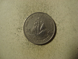 MONNAIE CARAIBES ORIENTALES 25 CENTS 1986 - East Caribbean States