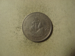 MONNAIE CARAIBES ORIENTALES 25 CENTS 1989 - East Caribbean States