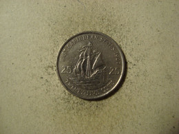 MONNAIE CARAIBES ORIENTALES 25 CENTS 1987 - East Caribbean States