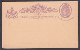 1880. QUEENSLAND AUSTRALIA  THREE PENCE POST CARD VICTORIA. VIA BRINDISI OR NAPLES.  () - JF321612 - Covers & Documents