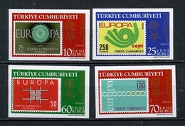 Turquie - Türkei - Turkey 2005 Y&T N°(5 à 8) - Michel N°3491 à 3494 *** - EUROPA - Non Dentelé - Nuevos