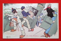 CPA Humour / Nos Marins/ Militaires/ Illustrateur H. Gervèse - Gervese, H.