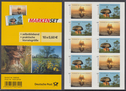 !a! GERMANY 2014 Mi. 3080-3081 MNH BOOKLET(10) (self-adhesive) -Wild Germany - 2011-2020