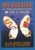 CPM Les Escales 15 ème Festival Des Musiques Du Monde 44 Saint Nazaire 2006 Dos Programme - Musica E Musicisti