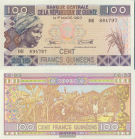 Guinea Pick-number: A47 Uncirculated 2015 100 Francs - Guinée