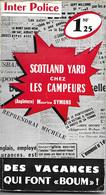 Scotland Yard Chez Les Campeurs Par Maurice Symons - Inter Police N°69 - Presses Internationales