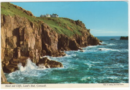 Hotel And Cliffs, Land's End, Cornwall. - (John Hinde Postcard) - Land's End